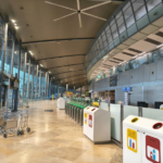 Acceso zona control de seguridad - Aeropuerto de Valencia