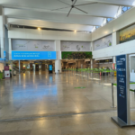 Main access hall at Valencia Airport