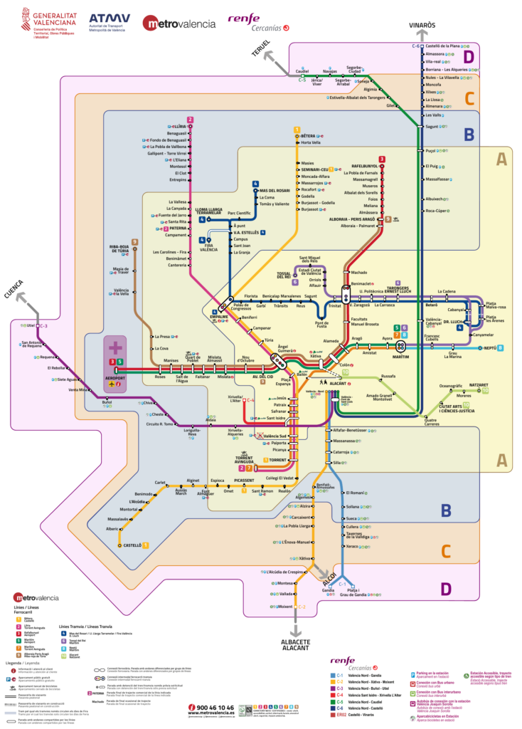 Pla zonal de les línies de Metrovalencia i Rodalies Renfe 2026
