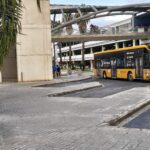 Zona de recogida de los autobuses - Aeropuerto de Valencia