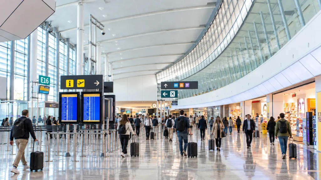 Zona internacional (no Schengen) del Aeropuerto de Valencia